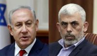 يحيى السنوار رئيس حركة حماس في غزة وبنيامين نتنياهو رئيس الوزراء الاسرائيلي