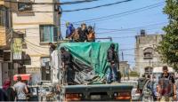شاحنة بضائع في قطاع غزة