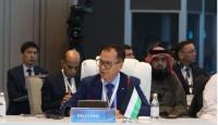 السفير منتصر أبو زيد خلال القاء الكلمة