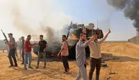 استيلاء شبان على دبابة يوم السابع من أكتوبر