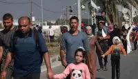 نزوح المواطنين من منازلهم في غزة