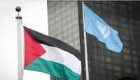 من مراسم رفع علم فلسطين