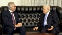 الرئيس عباس وتوني بلير