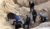 البحث عن جثث الرهائن