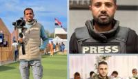 الشهداء الصحفيون محمد صلاح قشطة وعبد الرؤوف سمير شعت وأنس غنيم