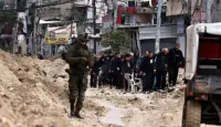 نزوح المواطنين من مخيم نور شمس في شمال  الضفة الغربية