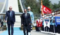 الرئيس التركي رجب طيب أردوغان خلال استقبال نظيره المصري عبدالفتاح السيسي
