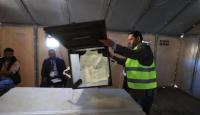 من انتخابات البلديات التي أقيمت في دير البلح وسط قطاع غزة