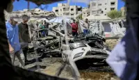 من مكان اختطاف العرابيد غرب مدينة غزة