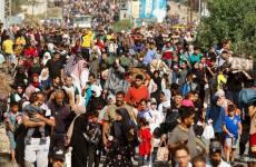الاف المواطنين ينزحون من شمال غزة نحو الجنوب