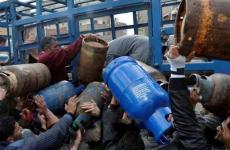 توزيع الغاز غزة