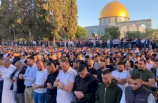 صلاة العيد في المسجد الاقصى