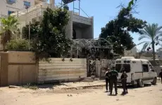 المنزل الذي اعتقل فيه المسؤول الأمني معين العرابيد في غزة