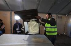 من انتخابات البلديات التي أقيمت في دير البلح وسط قطاع غزة