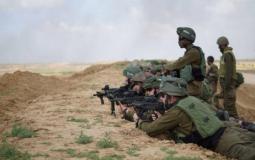 جنود إسرائيليين على الحدود الشرقية لقطاع غزة.jpeg