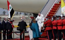 البابا في مطار بغداد