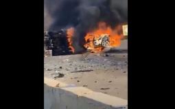 انتحار فتاة بالطريق السريع