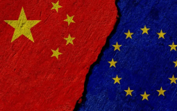 علم الاتحاد الأوروبي والصين