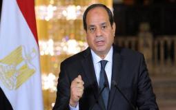 الرئيس  المصري عبد الفتاح السيسي