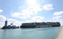 جنوح سفينة في قناة السويس