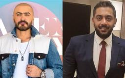 الفنان أحمد فلوكس والنجم تامر حسني