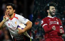محمد صلاح و لويس سواريز