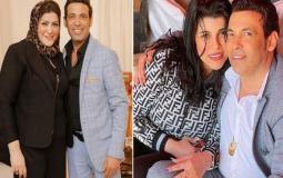 سعد الصغير وزجته نور الهدى وزوجته الثاني برلنتي عامر