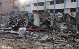 دمار جراء الاستهدف الاسرائيلي