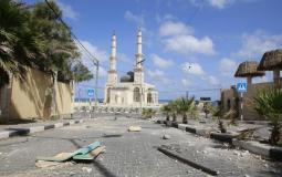 تدمير المساجد في قطاع غزة