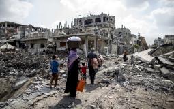 اعادة ترميم قطاع غزة