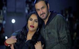 الفنانة أحلام مع زوجها