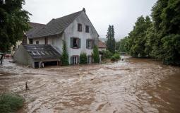 من اثار الفيضانات في المانيا