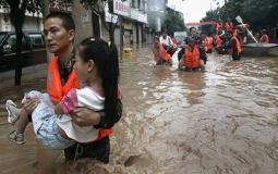 امطار غزيرة في الصين