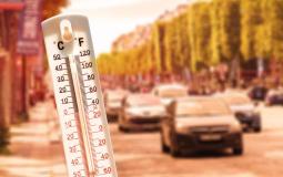 ارتفاع درجات الحرارة
