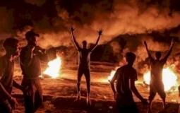 الغرفة المشتركة لوحدات البالونات الحارقة والارباك الليلي