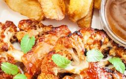 صينية الزهرة والبطاطس