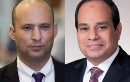 الرئيس المصري وبينيت