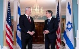  وزير الخارجية الأمريكي أنتوني بلينكين ووزير الجيش الإسرائيلي نفتالي بينيت