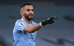 الجزائري رياض محرز نجم نادي مانشستر سيتي