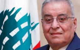 عبد الله بو حبيب وزير الخارجية اللبناني