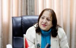 الدكتورة مي الكيلة وزيرة الصحة الفلسطينية