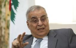 عبد الله بو حبيب وزير الخارجية اللبناني