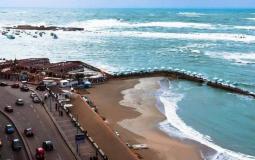 شاطئ البحر في مدينة الاسكندرية