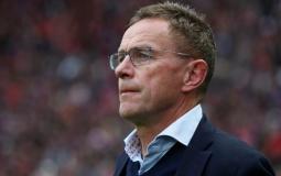 الألماني رالف رانجنيك مدرب مانشستر يونايتد