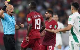 جانب من مباراة قطر والجزائر ببطولة كأس العرب