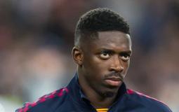 عثمان ديمبلي لاعب نادي برشلونة