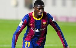 عثمان ديمبلي لاعب نادي برشلونة