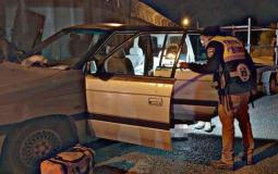 جانب من عملية اطلاق النار في نابلس