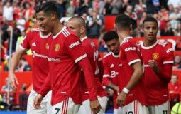 لاعبو نادي مانشستر يونايتد