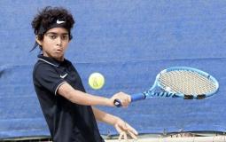 لاعب التنسي الكويتي محمد العوضي